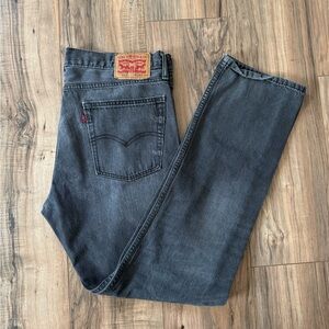 Levi's Gray Straight Jeans Timeless Comfort